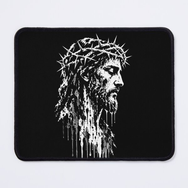 Item preview, Jesus Crown Of Thorns Profile Portrait designed and sold by Linework Studio.