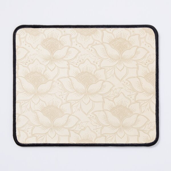 Item preview, Beige Lotus Floral Pattern designed and sold by Divinedesignbydulce.