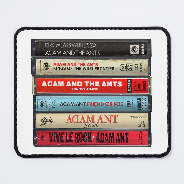 Item preview, Adam Ant - Collected Albums, Vintage Cassette Print designed and sold by Mr Mustard Prints.
