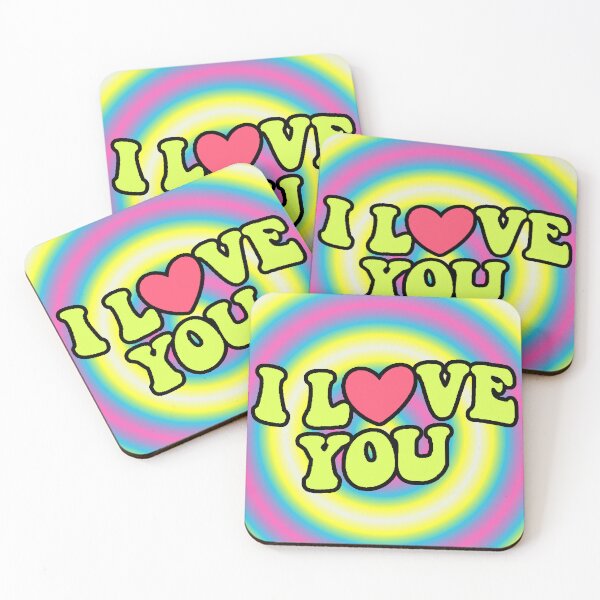 Item preview, I Love You Groovy Retro Psychedelic Aesthetic Heart T-Shirt designed and sold by AstronautMerch.