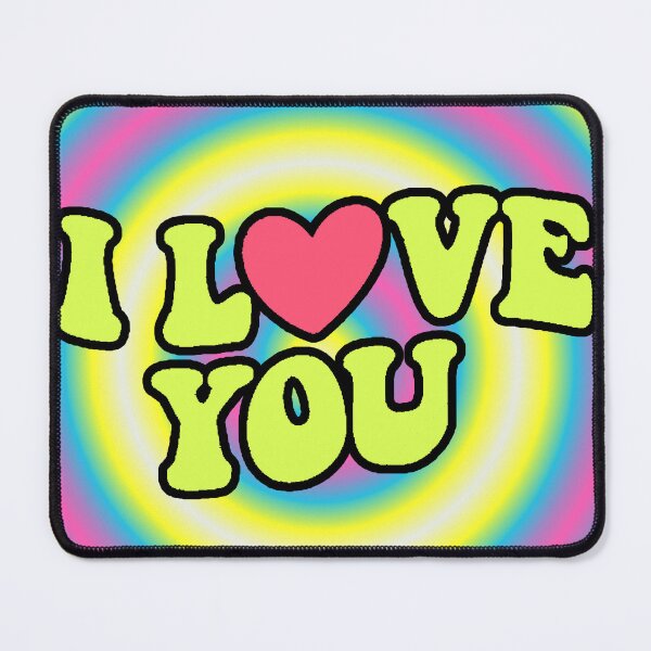 Item preview, I Love You Groovy Retro Psychedelic Aesthetic Heart T-Shirt designed and sold by AstronautMerch.