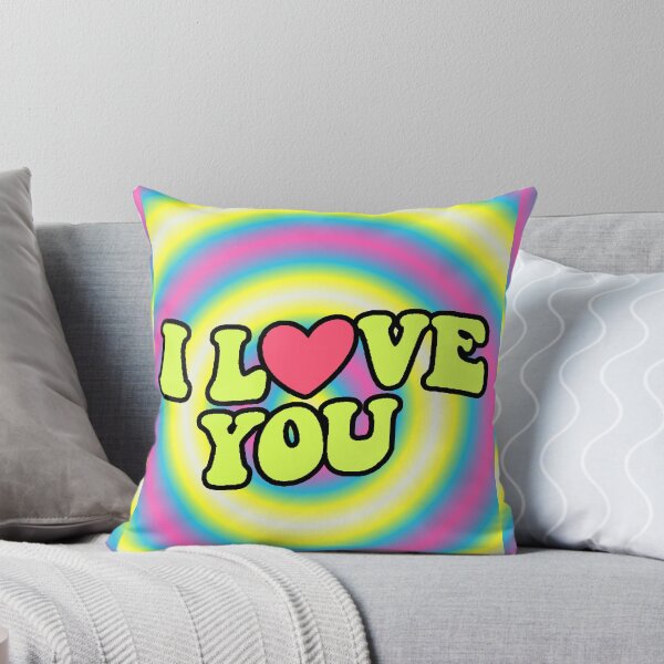 Item preview, I Love You Groovy Retro Psychedelic Aesthetic Heart T-Shirt designed and sold by AstronautMerch.
