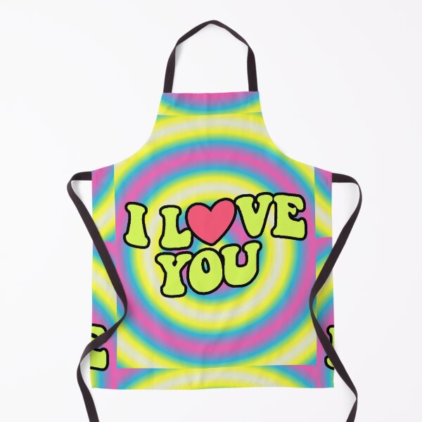 Item preview, I Love You Groovy Retro Psychedelic Aesthetic Heart T-Shirt designed and sold by AstronautMerch.