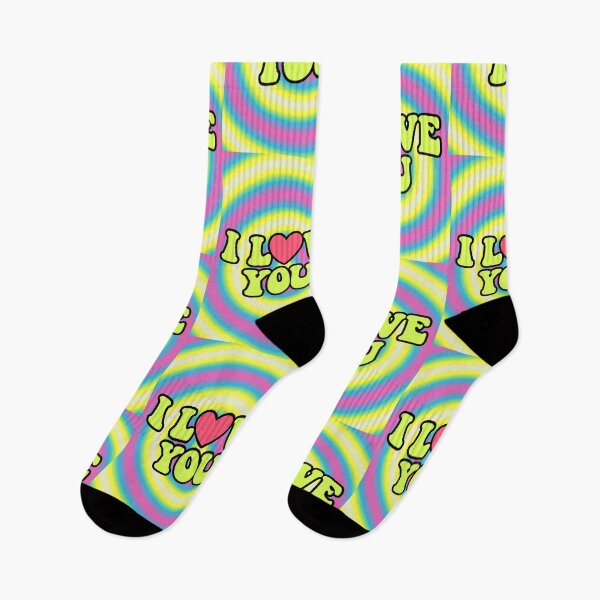 Item preview, I Love You Groovy Retro Psychedelic Aesthetic Heart T-Shirt designed and sold by AstronautMerch.