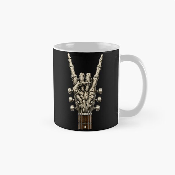 Item preview, Skeleton Hand Rock On Guitar Headstock Music Rock designed and sold by slmfams.