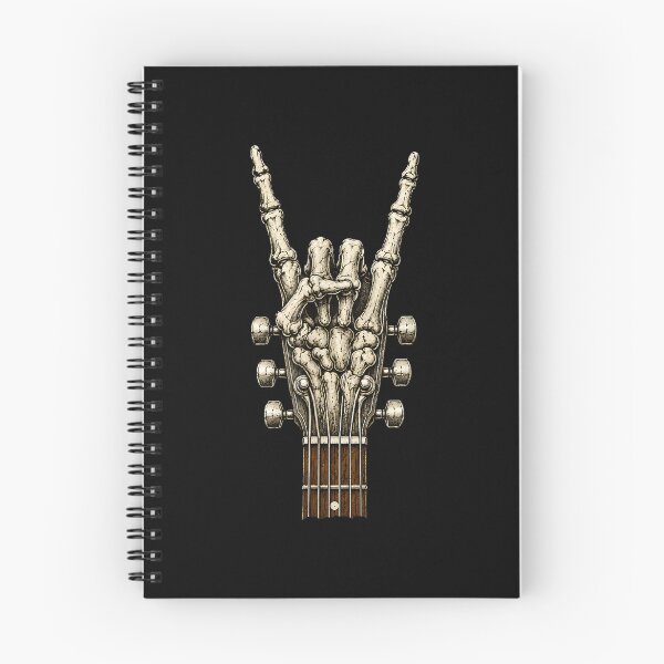 Item preview, Skeleton Hand Rock On Guitar Headstock Music Rock designed and sold by slmfams.