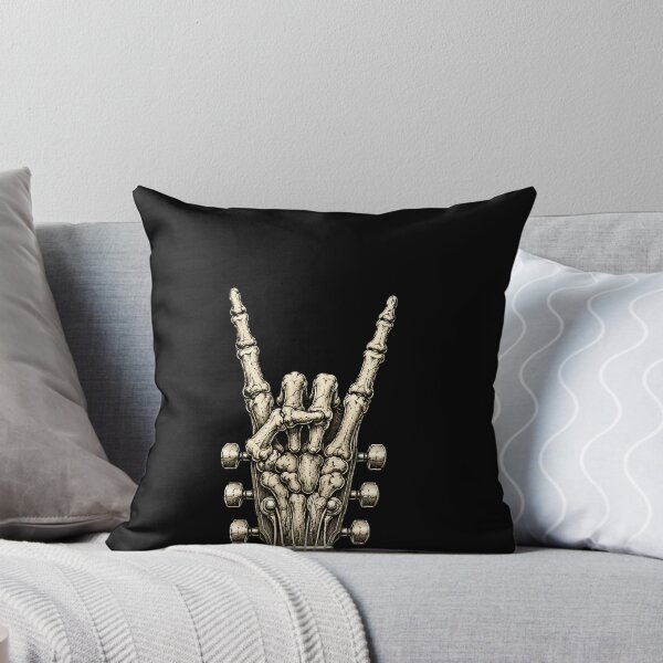 Item preview, Skeleton Hand Rock On Guitar Headstock Music Rock designed and sold by slmfams.