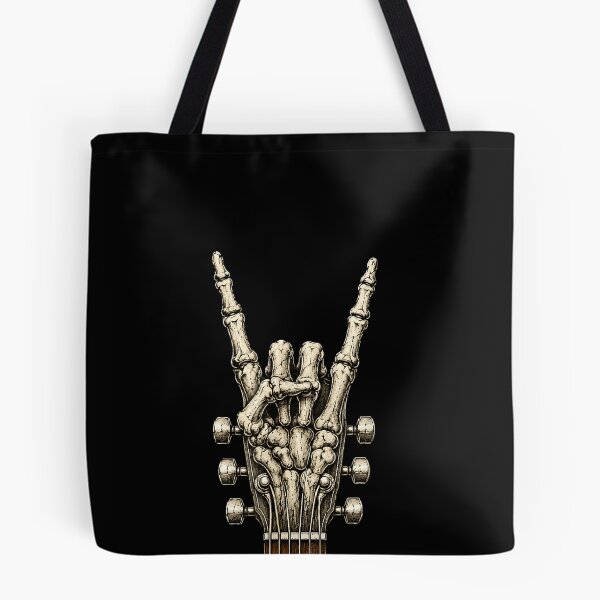 Item preview, Skeleton Hand Rock On Guitar Headstock Music Rock designed and sold by slmfams.