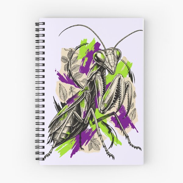 Item preview, The Praying Mantis Contemplates Universes Among the Leaves of the Garden designed and sold by TaruHonu.