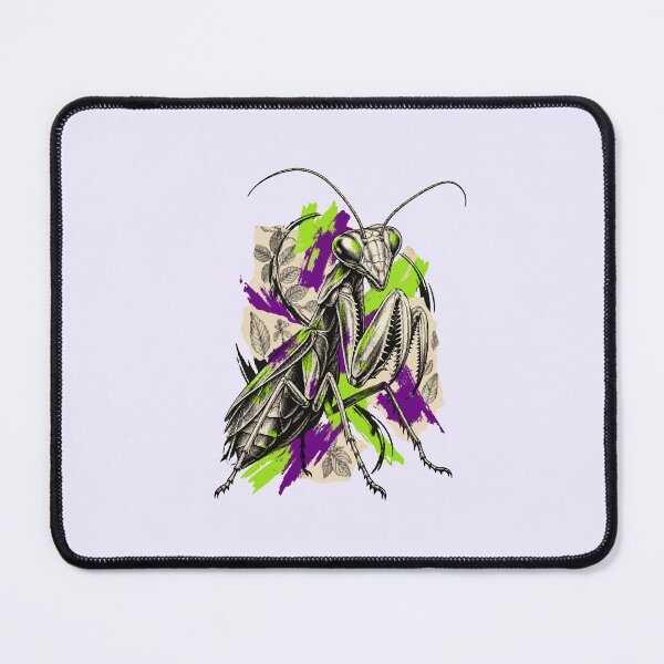Item preview, The Praying Mantis Contemplates Universes Among the Leaves of the Garden designed and sold by TaruHonu.