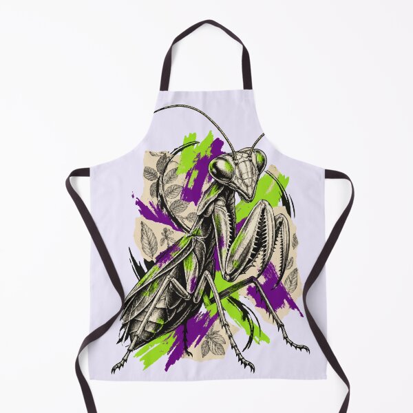 Item preview, The Praying Mantis Contemplates Universes Among the Leaves of the Garden designed and sold by TaruHonu.