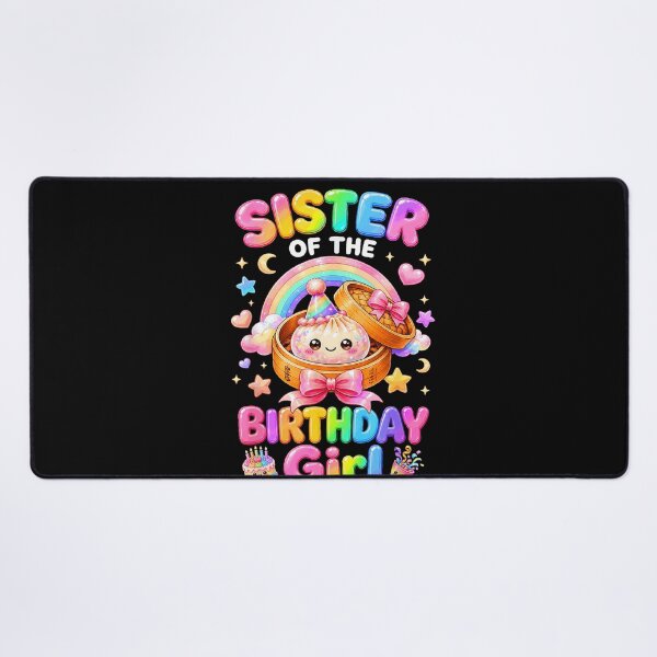 Item preview, Sister of the Birthday Girl Cute Bao Dumpling Rainbow designed and sold by slmfams.