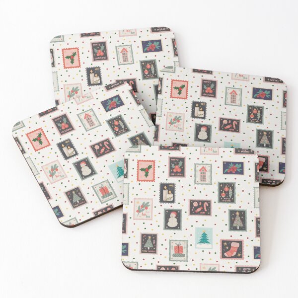 Item preview, Christmas Stamps & Dots on Off-White designed and sold by KSimpson838.