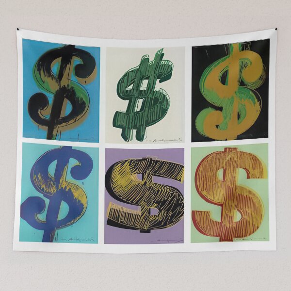 Item preview, Dollar Sign (F. & S. II.274-279) (complete set) - Print by Andy Warhol designed and sold by stevengrossman.