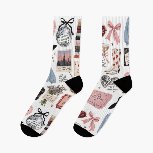 Artikelvorschau, Swiftie Eras Charm Sticker Pack – Taylor-inspirierte Icons, Cardigan, Discokugel, Schlange, Fluchtauto & Showgirl entworfen und verkauft von taylorvinyls.