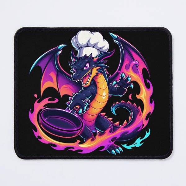 Item preview, Cyberpunk Chef Dragon designed and sold by LazyDayzCo.