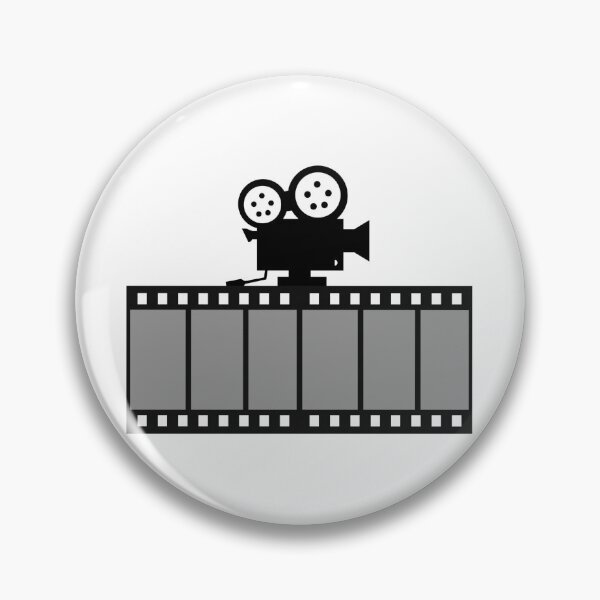 Item preview, Film Camera And Film Strip Design | Vintage Cinema Silhouette Art | Gift For Filmmaker And Movie Lover designed and sold by StyxIND.