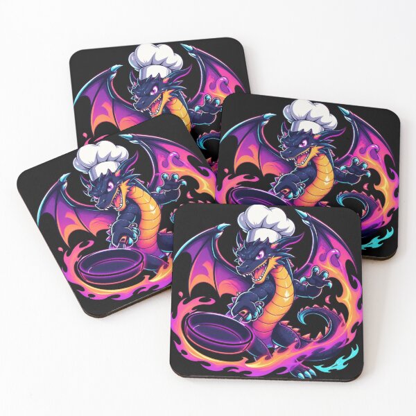 Item preview, Cyberpunk Chef Dragon designed and sold by LazyDayzCo.