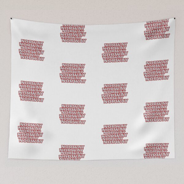 Item preview, Bold Norway Repeated Text Typography designed and sold by AWADHESH  CHAURASIA.