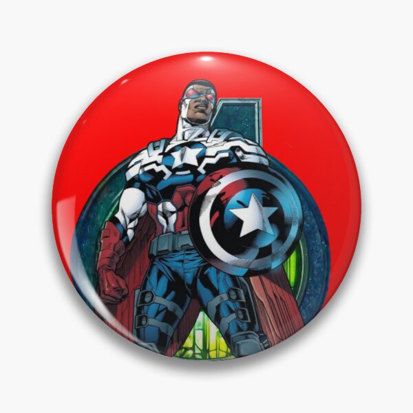 Artikelvorschau, Sam Wilson "Captain America" entworfen und verkauft von White Tiger Designz .