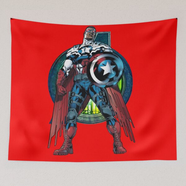 Item preview, Sam Wilson " Captain America " designed and sold by White Tiger Designz .