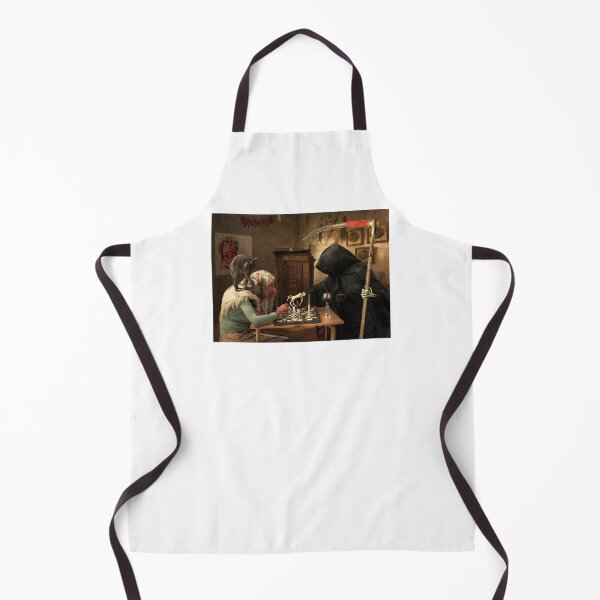 Item preview, woman and Grim Reaper playing chess designed and sold by EDDANI.