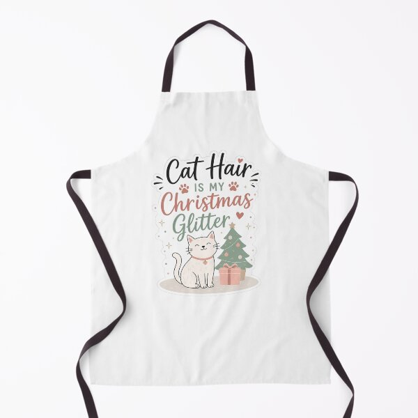 Item preview, Cat Hair Is My Christmas Glitter – Funny Cat Christmas designed and sold by SVALANART.