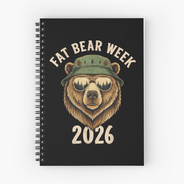 Item preview, Fat Bear Week 2026 Cool Bear Bucket Hat Nature Humor designed and sold by slmfams.