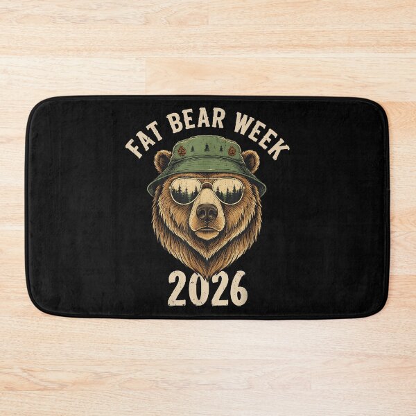 Item preview, Fat Bear Week 2026 Cool Bear Bucket Hat Nature Humor designed and sold by slmfams.