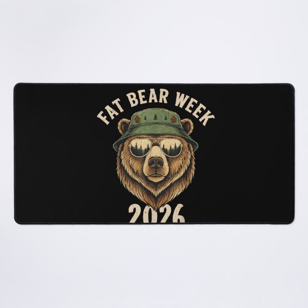 Item preview, Fat Bear Week 2026 Cool Bear Bucket Hat Nature Humor designed and sold by slmfams.