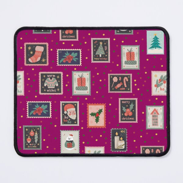 Item preview, Christmas Stamps & Dots on Pink designed and sold by KSimpson838.