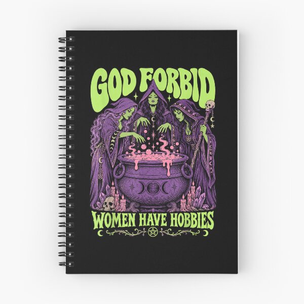 Item preview, God Forbid Women Have Hobbies Witch Coven Cauldron Funny Feminist designed and sold by slmfams.