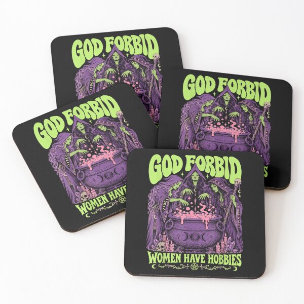 Item preview, God Forbid Women Have Hobbies Witch Coven Cauldron Funny Feminist designed and sold by slmfams.