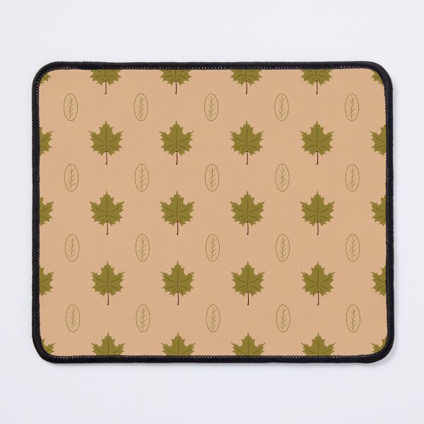 Item preview, Autumn Green Maple Leaves Pattern designed and sold by miawgigi.