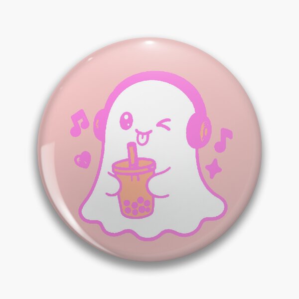 Item preview, Fantasma Kawaii Bubble Tea Camiseta Boba Lindo Halloween Rosa designed and sold by AstronautMerch.