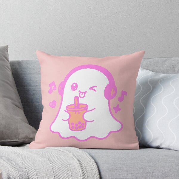 Item preview, Fantasma Kawaii Bubble Tea Camiseta Boba Lindo Halloween Rosa designed and sold by AstronautMerch.