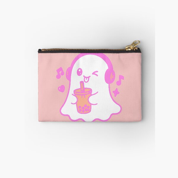 Item preview, Kawaii Ghost Bubble Tea T-Shirt Boba Cute Halloween Pink designed and sold by AstronautMerch.