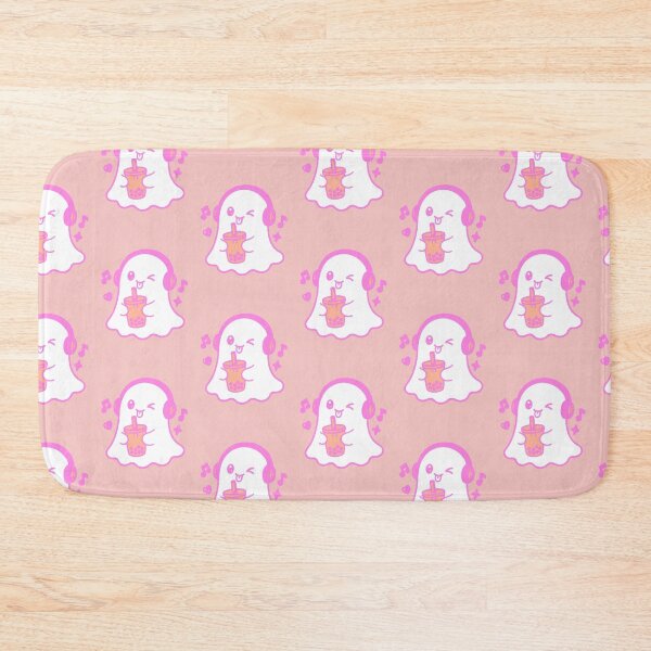 Item preview, Kawaii Ghost Bubble Tea T-Shirt Boba Cute Halloween Pink designed and sold by AstronautMerch.
