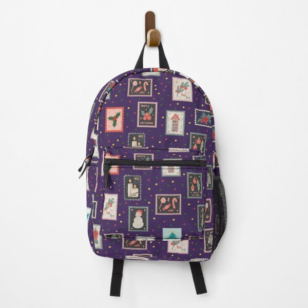 Item preview, Christmas Stamps & Dots on Dark Purple designed and sold by KSimpson838.