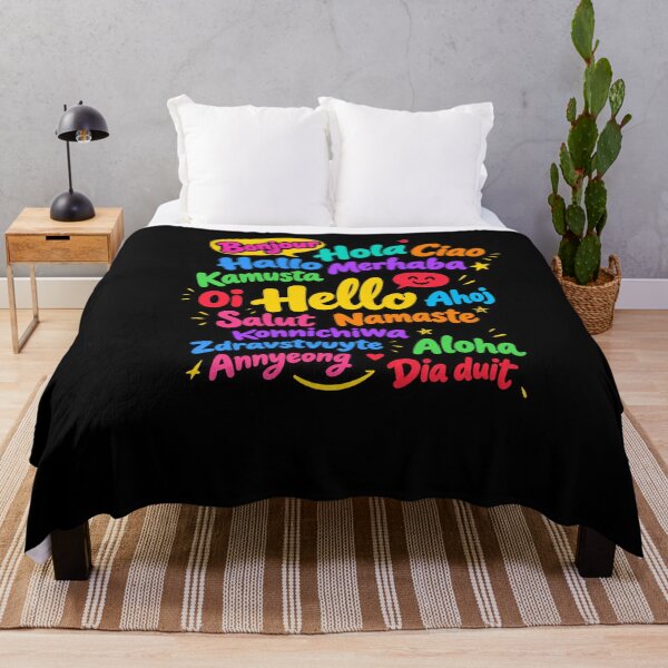 Item preview, Hello World Multilingual Greetings Colorful Language designed and sold by slmfams.