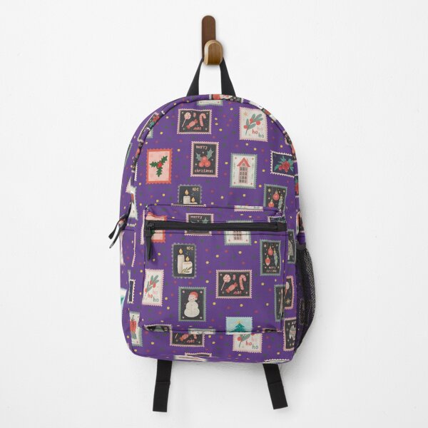 Item preview, Christmas Stamps & Dots on Purple designed and sold by KSimpson838.