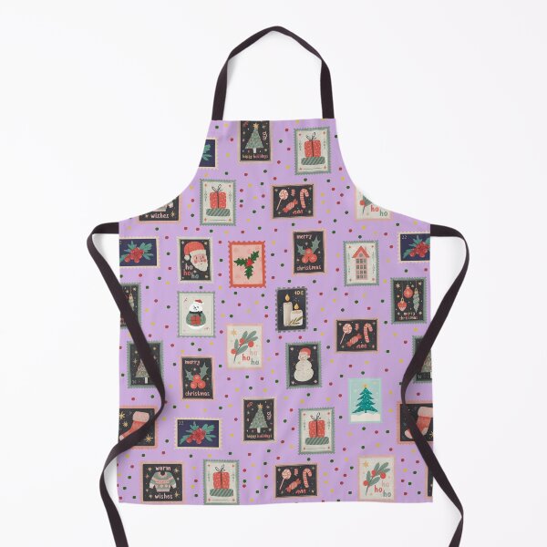 Item preview, Christmas Stamps & Dots on Light Purple designed and sold by KSimpson838.