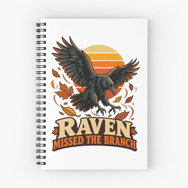 Item preview, Raven Missed the Branch designed and sold by LuveraxArt.