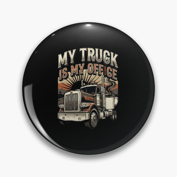 Item preview, My Truck Is My Office Mug, Funny Trucker Mug, Truck Driver Gift, CDL Driver Mug, Semi Truck Driver Tee, Long Haul Trucker Gift designed and sold by AmeliaShirts.