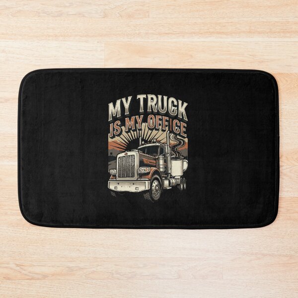 Item preview, My Truck Is My Office Mug, Funny Trucker Mug, Truck Driver Gift, CDL Driver Mug, Semi Truck Driver Tee, Long Haul Trucker Gift designed and sold by AmeliaShirts.