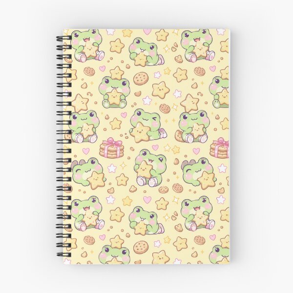 Item preview, Kawaii Frog Star Cookie Pattern designed and sold by Soft Berry Studio.