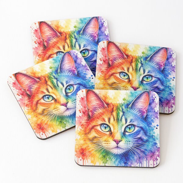 Item preview, rainbow reverie whiskers  designed and sold by Bara Lune Design .
