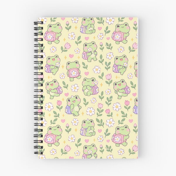 Item preview, Kawaii Frog Flower Backpack Pattern designed and sold by Soft Berry Studio.