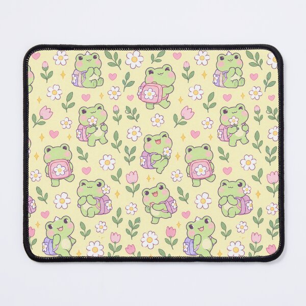 Item preview, Kawaii Frog Flower Backpack Pattern designed and sold by Soft Berry Studio.