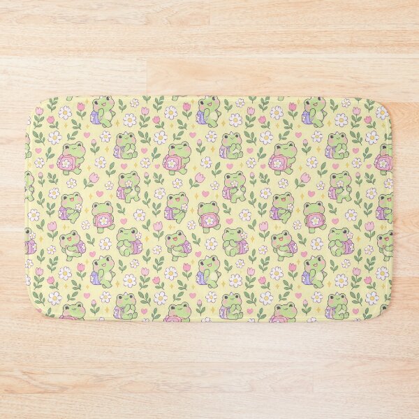 Item preview, Kawaii Frog Flower Backpack Pattern designed and sold by Soft Berry Studio.